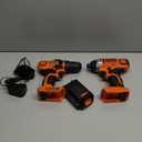 BLACK+DECKER 20V MAX Cordless Drill and Impact Driver, Power Tool Combo Kit with Battery and Charger (BD2KITCDDI)