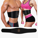 ABS Stimulator Muscle Toner Flex Fitness Belt for Waist Trimmers FDA Cleared AB Machine Abdominal Toning Ems (Black, One Size)