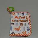 Baby's My First Family Album Soft Photo Cloth Book Animal My First Book of Photos Baby Memory Album Gift Holds 4x6 Pictures for Babies Newborn Toddler & Kids Baby Shower