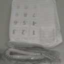 JF11W Big Button Phone for Seniors Home Phone Corded Landline Phone for Elderly Amplified Telephone for Hearing Impaired Aid Telephones with Loud Speakerphone Desktop Telephone