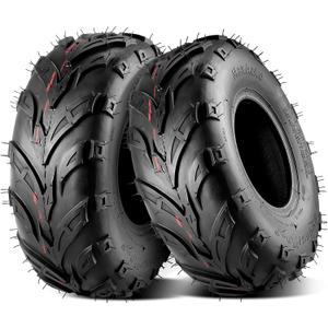 MaxAuto 145 70-6 Tires ATV, 145/70-6 Tubeless Go Kart Mini Bike Tires, 4PR, Pack of 2