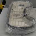 MR.SIGA Toilet Stool Squat Adult, Bathroom Stool Heavy Duty, Anti Slip Toilet Step for Bathroom, Toddler Step Stool for Kids, Off-White & Dark Gray