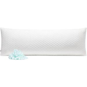 Extra Long Body Pillow Cubies Memory Foam 150x50cm  Anime Body Pillow Insert for Adults  with Cooling Cover Huggable Pillows 20x60 inches (White)