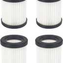 Replacement Filter Compatible with MOOSOO XL-618A Cordless Stick Vacuum (4 Pack)