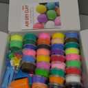 ESSENSON Air Dry Clay - 80 Colors Modeling Magic Clay, Best Gift for Boys & Girls Age 3-12 Year Old, DIY Molding Kids, with Sculpting Tools, Decoration Accessories, Kids Art Crafts