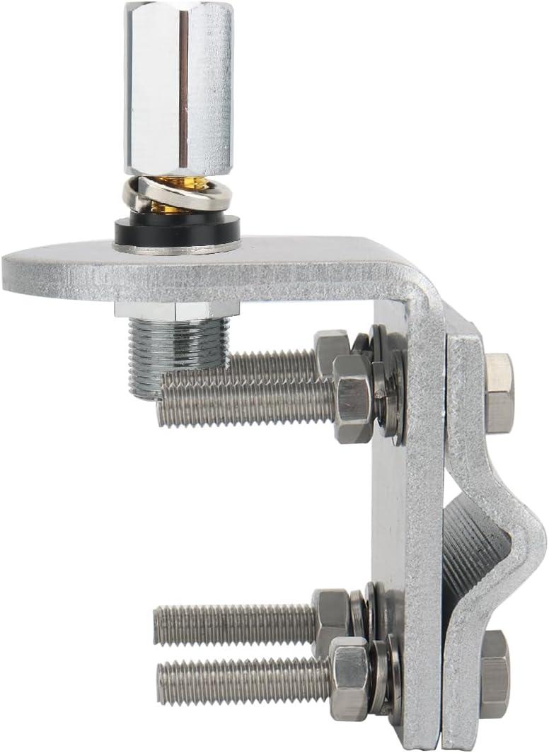 CB Radio Antenna Mounting Bracket CB Mounting Bracket SO239 Heavy Duty Stud Mount Adaptor Compatible with PL-259 and Standard 3/8-24 Threaded Antenna