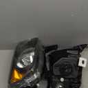 Headlight Assembly Compatible with 2003 2004 2005 2006 Honda Element Halogen Headlamp Left and Right Side Replacement w/o Bulbs (Black)