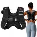 VBSD Weighted Vest Woman Vest for Women Men Body Weight Vests for Walking Strength Training Running Workout Jogging Fitness Black, 8lb