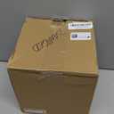 Eywamage 3 Wick Clear Glass Flameless Candle with Remote, Large Flickering LED Battery Pillar Candle  6" H 6"