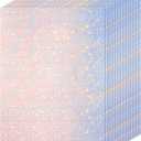 Clabby 36 Sheets Holographic Sticker Paper A4 Vinyl Holographic Laminate Sheets Self Adhesive Waterproof Transparent Film, 11.7 x 8.3 inches(Star)
