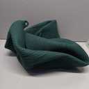 Cotton Rope Laundry Basket Hamper for Clothes Woven Storage Basket for Living Room Bedroom Boho Tall Rope Baskets for Blanket Toys Pillow Towels Baby Nursery Hamper Bin (Large, Dark Green)