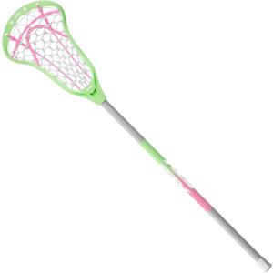 STX Lacrosse Girls Crux Jr. Complete Stick (Green)