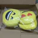 Fun Express Assorted Designs Plush Stuffed Emojis (10") 4 Count, Adorable & Soft Plush Toy - Great Party Favors for Birthdays, Themed Parties & More