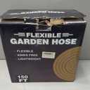 150 FT Non-Expanding Garden Hose, 2026 New Upgrated Non-Expandable Garden Water Hose - Ultra-Light & Flexible Burst-Resistant, Kink-Free Garden Hoses, All-Weather Use for Lawns, Gardens,Outdoor