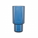 American Atelier Vintage Art Deco Fluted Drinking Glasses | Ribbed Glassware for Cocktail, Gin, Whiskey, & More | Modern Glassware | Lowball Fluted Cocktail Glasses