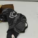 ANTSANG 6 Pairs Merino Wool Quarter Ankle Hiking Running Socks Compression Thermal Thick Cushion Socks for Women Men (Large, Black Series)