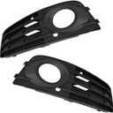 CarLights360: For Audi A4 Fog Light Trim 2009 2010 2011 2012 Pair Front Driver and Passenger Side | AU1038119 + AU1039119