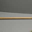 Bigfoot 21" Poly Pusher Snow Shovel - Wooden Handle