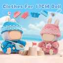 3 Sets Clothes for Doll, Clothes Set for 17cm Dolls, Doll Clothes Suitable for Dolls Accessories (NO Doll)