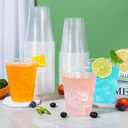 SIUQ 1000 Pack 12 oz Clear Plastic Cups, Bulk Disposable Cups 12 Ounce, Cold Party Drinking Cups for Party, Picnic, BBQ, Wedding, Travel, Halloween, Christmas, Events