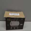 6 Pack LED Black Light Bulb, 6W E12 Candle Blacklight Bulb Level 385-400nm, Body Paint, Glow in The Dark Party E12 LED Light Bulb Neon Glow Fluorescent Poster Candelabra Bulbs