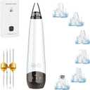 2025 Blackhead Remover Pore Vacuum,5 Suction Power,5 Probes,USB Rechargeable Blackhead Vacuum Kit-Facial Pore Cleaner Electric Acne Extractor Tool