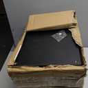 HOOBRO End Tables Set of 2, Small Side Tables with 2-Tier Storage Shelves, Nightstands with Faux Rattan Decoration, for Small Space, Living Room, Bedroom, Black BK91BZP201