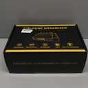 Cologne Organizer for Men,3 Tier Cologne Stand with 2 Drawer and Side Extended Storage Space,Wood Perfume Stand OrganizerGreat Gift Packing Box for Men and Women-Black