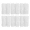 ALVABABY 12pcs Microfiber Inserts,Soft Cloth Diaper Liner,3-Layer Absorbent Inserts, Reusable for Baby Cloth Diapers 12T