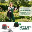 Garden Hose 100 FT Non-Expanding Water Hose Lightweight, Flexible Garden Hose with 10 Function Nozzle, Kink-Free, Durable, High-Pressure, Abrasion Resistant Hoses for Yard, Garden, Car Wash (100 FT)