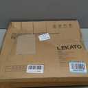 LEKATO Pedal board, Guitar Pedal Board with Built-in Power Supply, 15.5x11x2" 2.1LB, Aluminium Alloy Powered PedalBoard with Carry Bag, Pedal Cables, Adhesive Hookside Tape