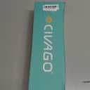 CIVAGO 24 oz Insulated Water Bottle With Straw, Stainless Steel Sports Water Flask Cup with 3 Lids (Straw, Spout and Handle Lid), Double Walled Travel Thermal Canteen Mug, Dark Night (Classic Deep Cyan)