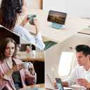 2 x Miroddi for Magsafe Wallet Stand, Magnetic Phone Wallet for iPhone 16/15/14/13/12 Series, Leather Magnetic Cards Holder, Fits 5 Cards, RFID Blocking, Slim, Blue