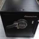 SentrySafe Fireproof and Waterproof Home Safe with Biometric Fingerprint Lock, Keypad, and Key Lock for Securing Money, Jewelry, Documents, 1.23 Cubic Feet, SFW123BTC