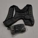 Weighted Vest, 12LB Weight Vest with Reflective Stripe, Weighted Vest for Men Women Workout Equipment for Strength Training, Running, Jogging, Fitness, Weight Loss (Grey with Bag)