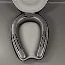 TORRAS COOLIFY Cyber Alpha Thermochromic Limited Edition Neck Air Conditioner, Blue-Orange Changing Portable Neck Fan Rechargeable, Ultimate Immersive Cooling, AI Temp Control Personal Fan As Gifts