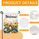 10 PCS sublimation garden flags blank christmas easter garden flag 18×12 Inch Polyester Banners Flag for Outdoor Courtyard Decoration