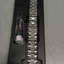 Designer Band for Apple Watch 40mm 41mm 42mm 38mm 44mm 45mm 46mm 49mm for Women, Stainless Steel Dressy Bands Compatible with Apple Watch Series 11,10,Se,9,8,7,6,5,4,3,2,1 for iWatch (Silver - Shiny&Brushed)