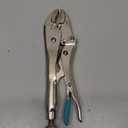 DURATECH 7-Inch Locking Pliers, Premium Cr-V Construction, Curved Jaw Locking Pliers with Wire Cutter, Fit for Clamping Twisting Welding