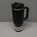 STANLEY Quencher H2.0 Tumbler with Handle and Straw 40 oz | Flowstate 3-Position Lid | Cup Holder Compatible for Travel | Insulated Stainless Steel Cup | BPA-Free | Black 2.0