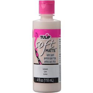 Tulip 26534 Fabric Paint, Matte Linen 4 Fl Oz, 0.5 Inches