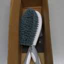 3 Pcs Scrub Brush,Multifunctional Cleaning Brush Set with Non-Slip Handle and Sturdy Bristles,Scrub Brushes for Cleaning Bathroom,Kitchen,Grout,Tile,Grey