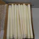 Retisee 50 Pcs 11 Inch Flameless Taper Candles LED Candles Bulk Battery Operated Taper Candle Flickering LED Candlesticks for Valentines Birthday Wedding Party Decor (Classic Style,Ivory)