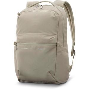 Samsonite Better Than Basic Backpack - Dedicated Laptop Compartment, Quick Stash Front Pockets and Lightweight Breathable Airmesh - Limestone Grey