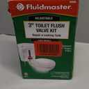 Fluidmaster 540AKRP5 3-Inch Complete, Adjustable Toilet Flush Valve Repair Kit , Black