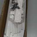 SPACELEAD Slim Storage Cart 3 Tier,Bathroom Organizer Rolling Utility, Mobile Shelving Unit Slide Out for Office, Kitchen, Laundry Room & Narrow Places,White