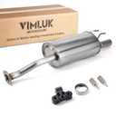 409 Stainless Steel Rear Exhaust Muffler Compatible for 2006-2011 Honda Civic 1.8L and 2006-2011 Honda Civic Hybrid Sedan 1.3L-Including Gasket and Bolt kit Part Number:18307-SNA-A01(VK-HC01)