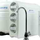 Aquasana SmartFlow Reverse Osmosis Water Filter System - High-Efficiency Under Counter RO Removes up to 99.99% of 90 Contaminants, Including Fluoride, Arsenic, Chlorine, and Lead - Chrome Faucet