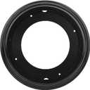 12Inch Lazy Susan Hardware 5/16" Thick Round Lazy Susan Turntable Bearing Plate, Rotating Swivel Base Plate with 1000lbs Load Capacity, Lazy Susan Turntable Base for Serving Tray, Kitchen (12IN-Black-1Pcs)