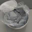 Cottonblue Weighted Lap Blanket 7lbs, Cozy Luxury Crystal Velvet Weighted Blanket for Adults, Small Weighted Blanket for Relaxation, Sleeping, Travel, Grey, 29" x 24"